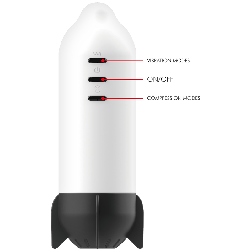 JAMYJOB - ROCKET MASTURBADOR TECNOLOGÍA SOFT COMPRESSION Y VIBRACIÓN - Imagen 8