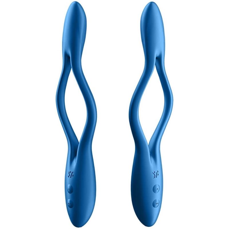 SATISFYER - ELASTIC GAME MULTI VIBRADOR AZUL - Imagen 3