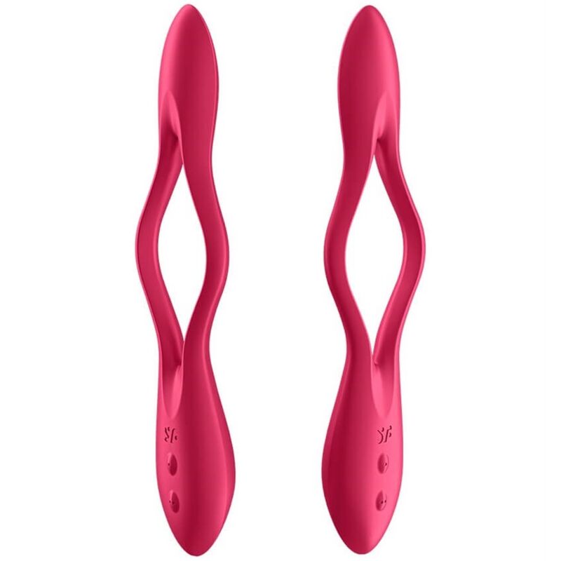 SATISFYER - ELASTIC JOY MULTI VIBRADOR ROJO - Imagen 5