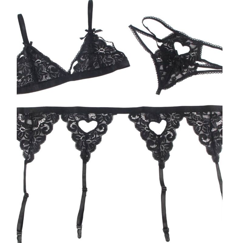 SUBBLIME - SET 3 PIEZAS SUJETADOR + LIGUERO + TANGA L/XL - Imagen 8