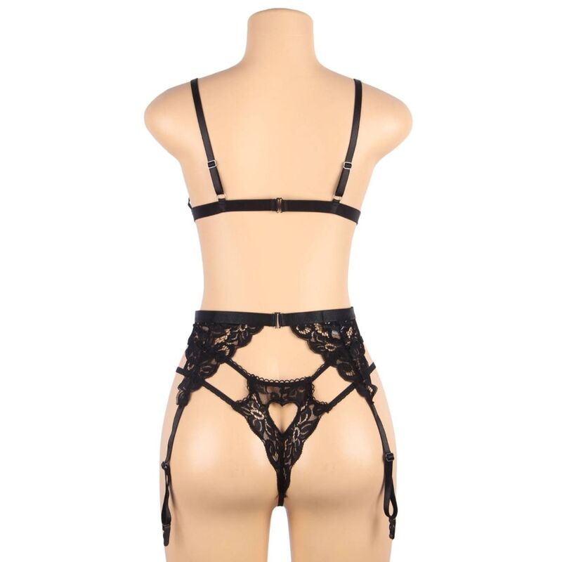 SUBBLIME - SET 3 PIEZAS SUJETADOR + LIGUERO + TANGA L/XL - Imagen 11