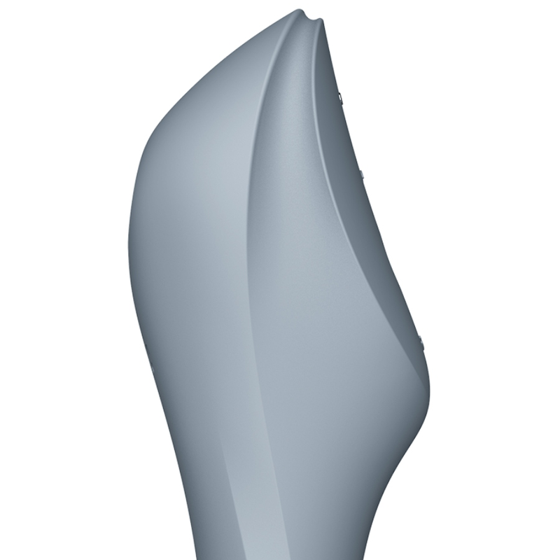 SATISFYER - CURVY TRINITY 3 ESTIMULADOR Y VIBRADOR GRIS - Imagen 3