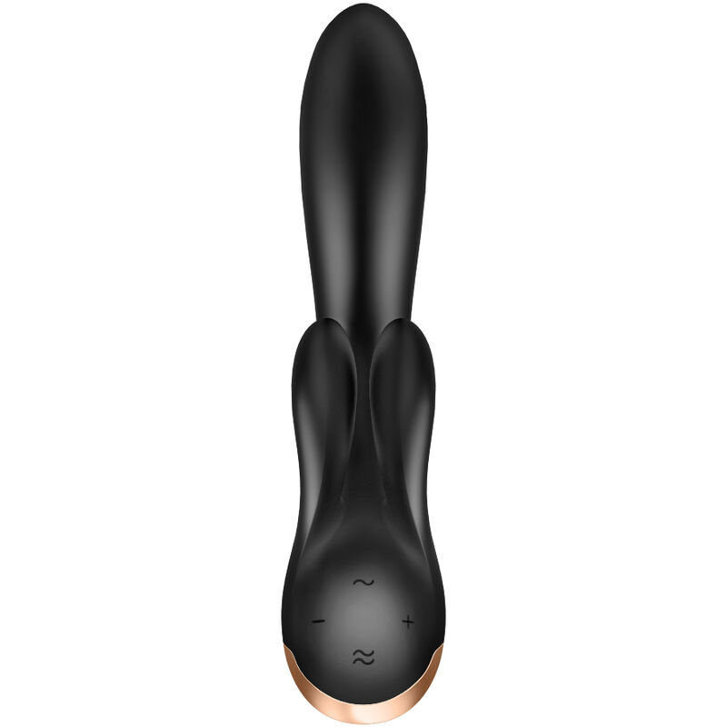 SATISFYER - DOUBLE FLEX VIBRADOR APP NEGRO - Imagen 4