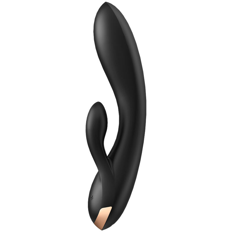 SATISFYER - DOUBLE FLEX VIBRADOR APP NEGRO - Imagen 3
