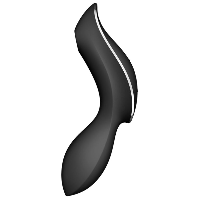 SATISFYER - CURVY TRINITY 2 ESTIMULADOR Y VIBRADOR NEGRO - Imagen 4
