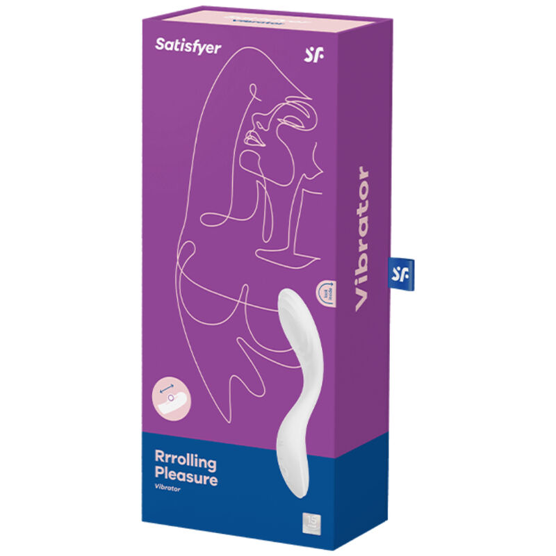 SATISFYER - RRROLLING PLEASURE VIBRADOR PUNTO G BLANCO - Imagen 3