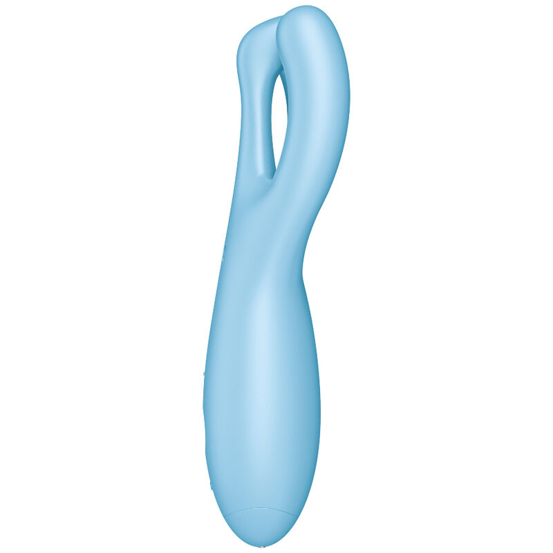 SATISFYER - THREESOME 4 VIBRADOR APP AZUL - Imagen 2