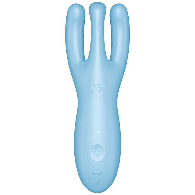 SATISFYER - THREESOME 4 VIBRADOR APP AZUL - Imagen 4