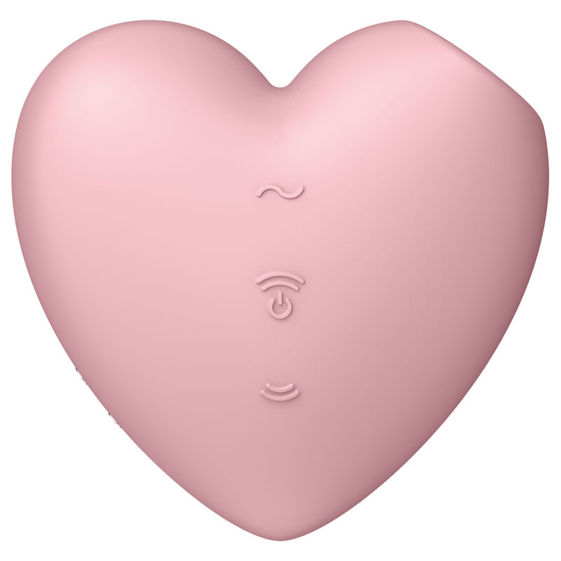 SATISFYER - CUTIE HEART ESTIMULADOR Y VIBRADOR ROSA - Imagen 2