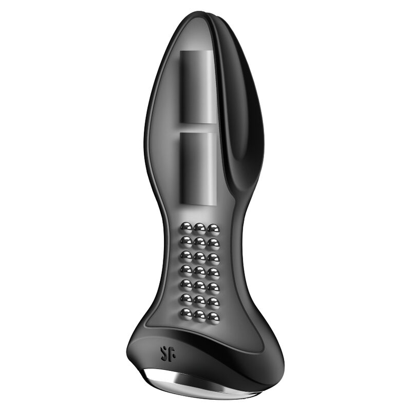 SATISFYER - ROTATOR PLUG 2+ PLUG VIBRADOR APP NEGRO - Imagen 5