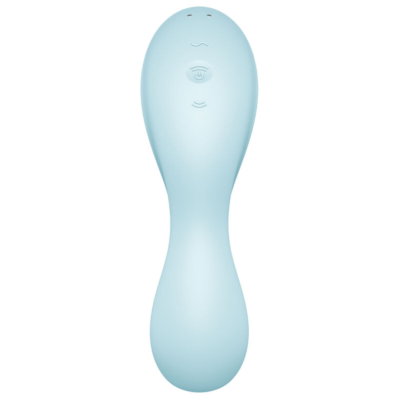 SATISFYER - CURVY TRINITY 5 ESTIMULADOR Y VIBRADOR APP AZUL - Imagen 3