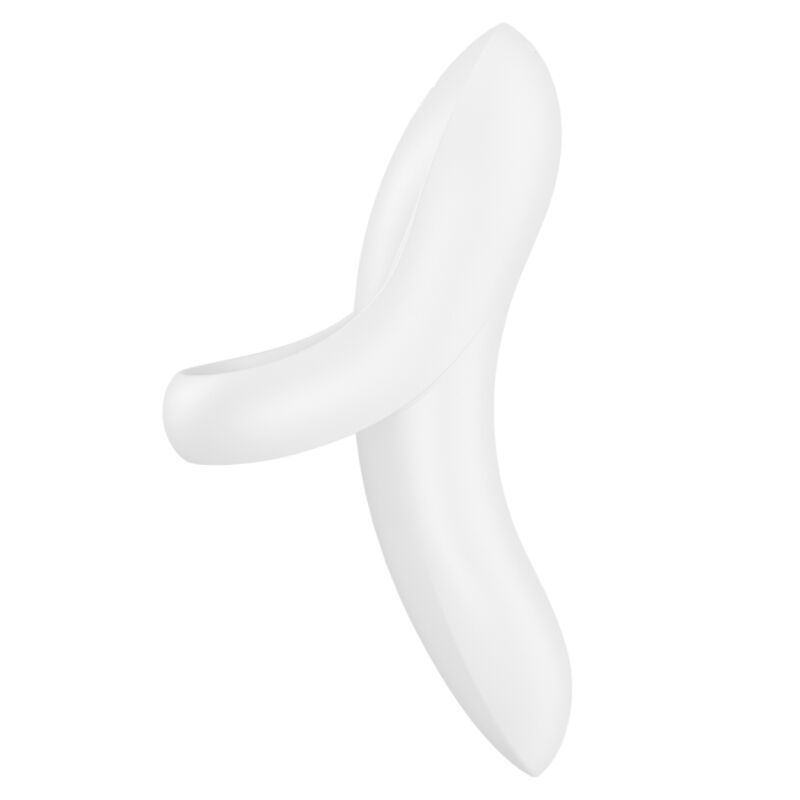 SATISFYER - BOLD LOVER DEDAL VIBRADOR BLANCO - Imagen 4