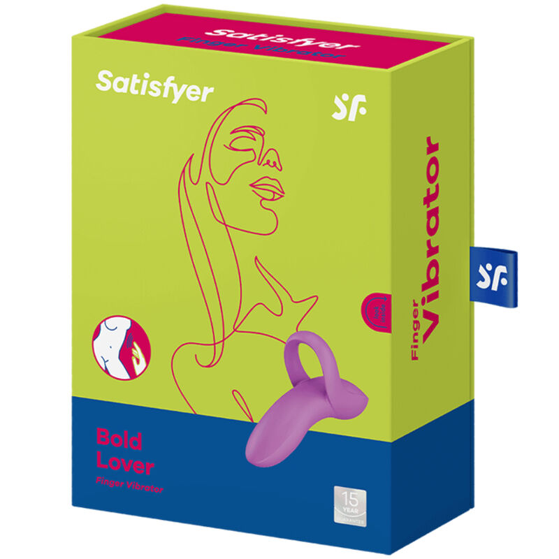 SATISFYER - BOLD LOVER DEDAL VIBRADOR ROSA - Imagen 2