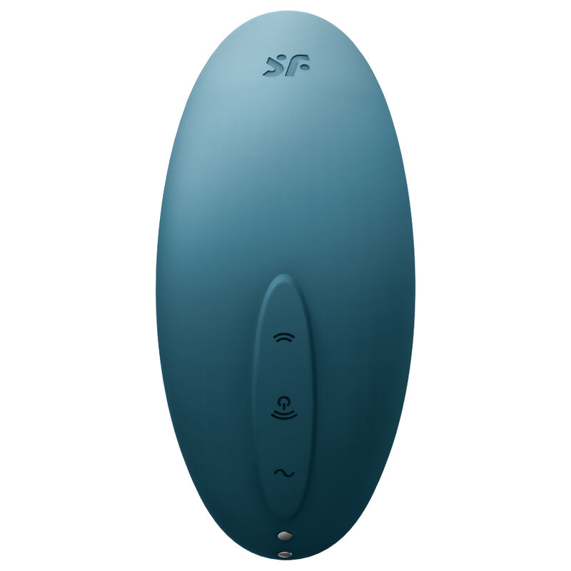 SATISFYER - VULVA LOVER 2 ESTIMULADOR Y VIBRADOR AZUL - Imagen 3