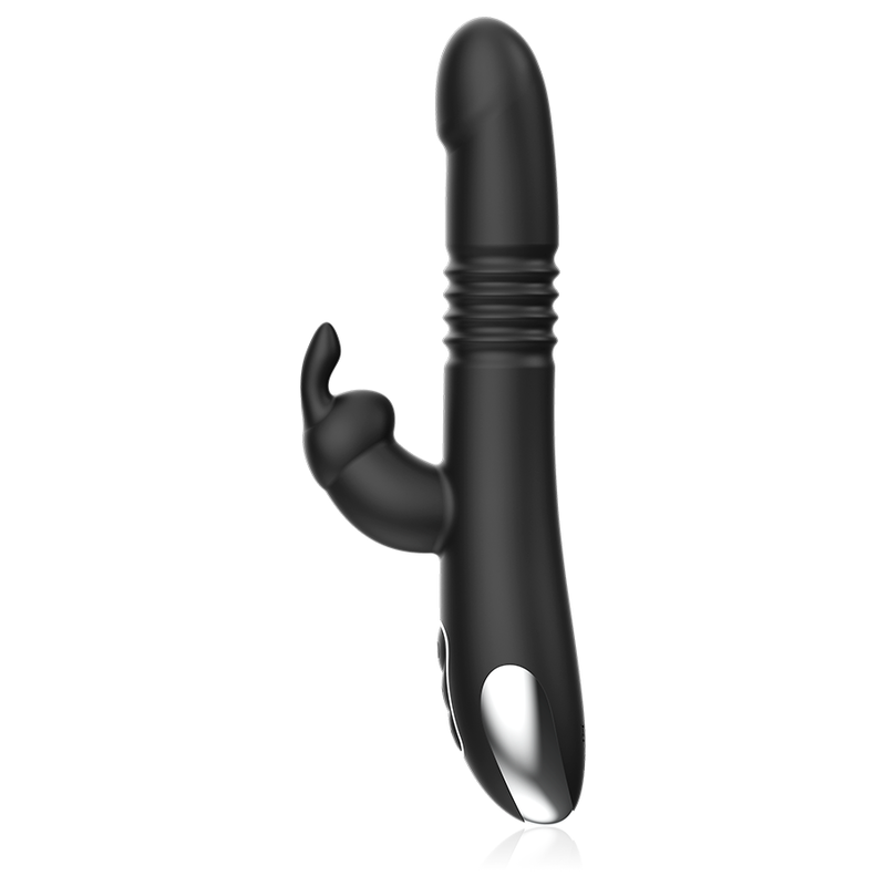 BLACK&SILVER - KENJI VIBRADOR RABBIT UP & DOWN + MANDO CONTROL REMOTO WATCHME - Imagen 3