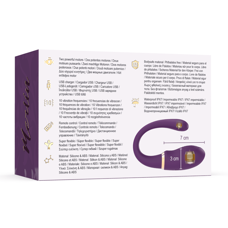 TREASURE - MERLIN DOUBLE COUPLE VIBRATOR CONTROL REMOTO - Imagen 8