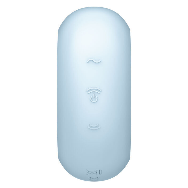 SATISFYER - PRO TO GO 3 ESTIMULADOR Y VIBRADOR DOBLE AZUL - Imagen 4