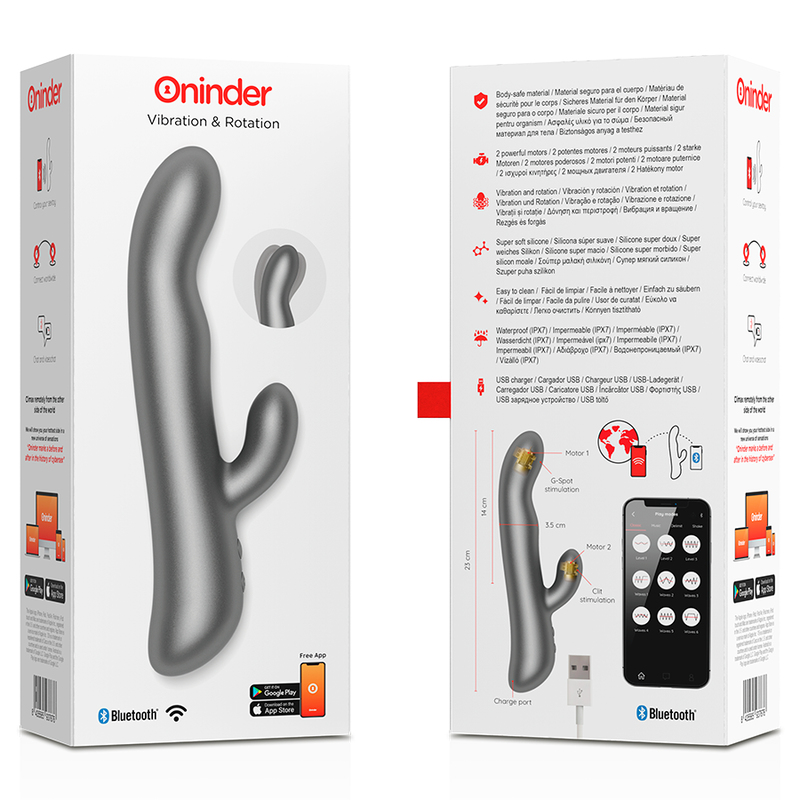 ONINDER - OSLO VIBRACIÓN & ROTACIÓN NEGRO - APP GRATUITA - Imagen 4