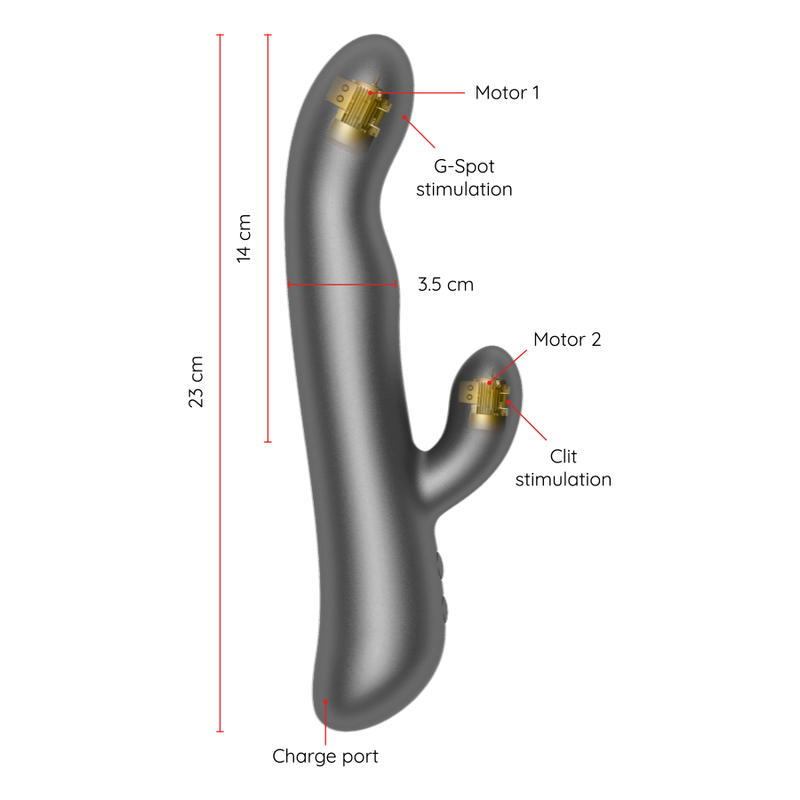 ONINDER - OSLO VIBRACIÓN & ROTACIÓN NEGRO - APP GRATUITA - Imagen 5