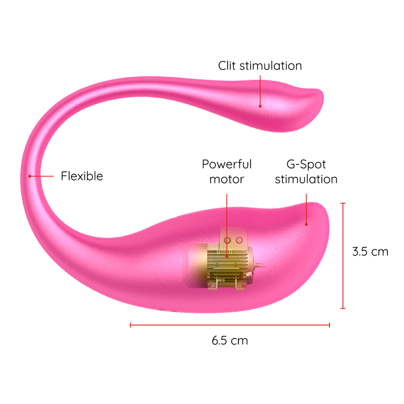 ONINDER - NAIROBI HUEVO VIBRADOR ROSA - APP GRATUITA - Imagen 6