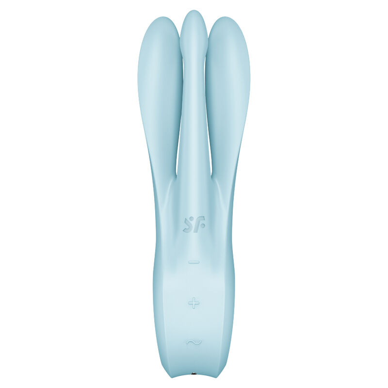 SATISFYER - THREESOME 1 VIBRADOR AZUL - Imagen 3