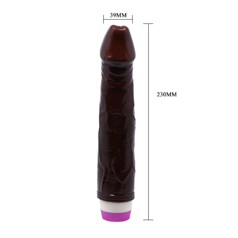 BAILE - WAVES OF PLEASURE VIBRADOR 23 CM MARRÓN - Imagen 4