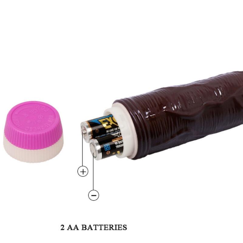 BAILE - WAVES OF PLEASURE VIBRADOR 23 CM MARRÓN - Imagen 2