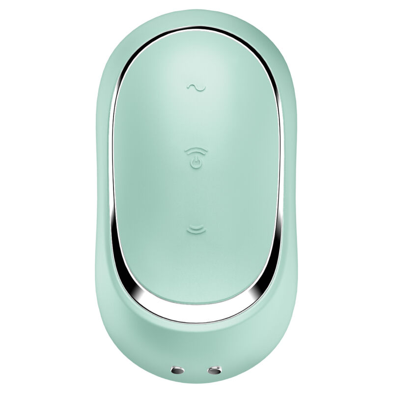 SATISFYER - PRO TO GO 2 ESTIMULADOR Y VIBRADOR DOBLE VERDE - Imagen 3