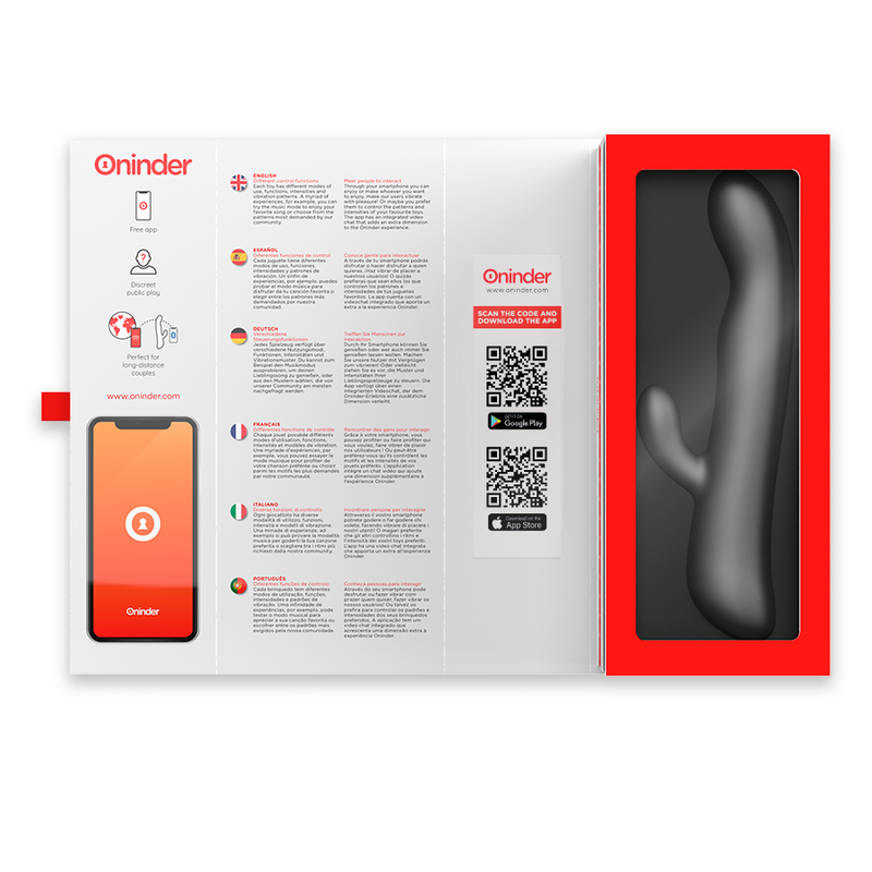 ONINDER - OSLO VIBRACIÓN & ROTACIÓN NEGRO - APP GRATUITA - Imagen 2