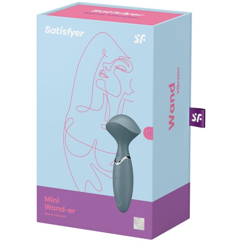 SATISFYER - MINI WOND-ER GRIS - Imagen 4