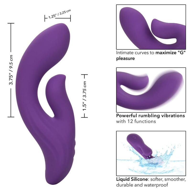 CALEXOTICS - STELLA DUAL PLEASER VIOLETA - Imagen 2