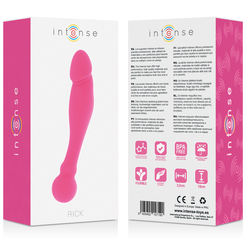 INTENSE - SILICONE RICK DUAL ROSA - Imagen 4
