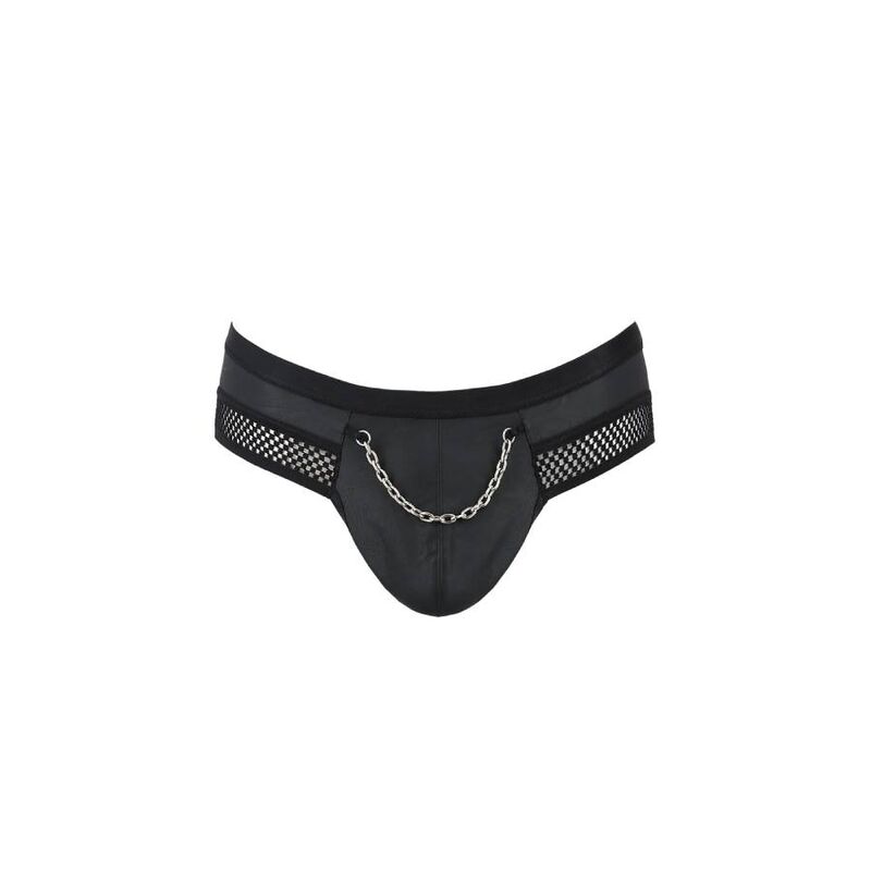 PASSION - 030 SLIP ABIERTO TOM NEGRO S/M - Imagen 4