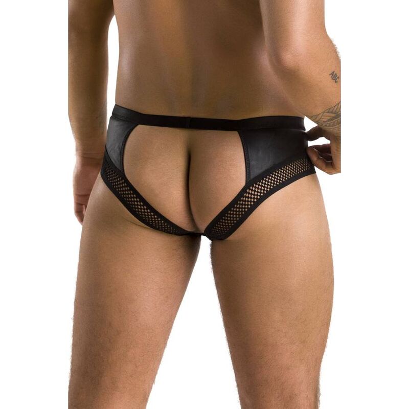 PASSION - 030 SLIP ABIERTO TOM NEGRO S/M - Imagen 6