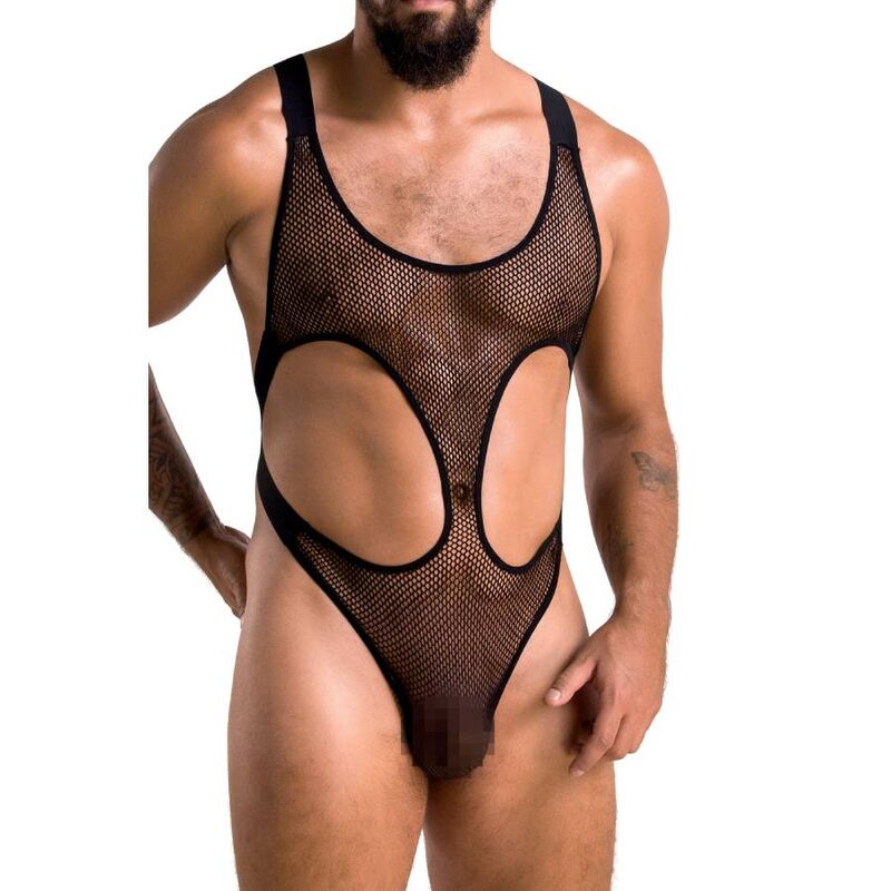 PASSION - 040 BODY LEON NEGRO S/M - Imagen 5