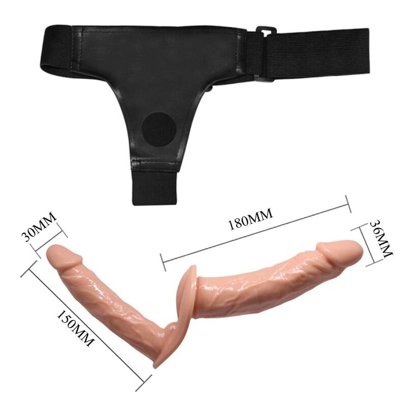 BAILE - ULTRA PASSIONATE HARNESS DOBLES DILDOS CON ARNÉS - Imagen 5