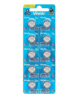 VINNIC - PILA BOTON ALCALINA AG13 L1154F LR44 BLISTER*10