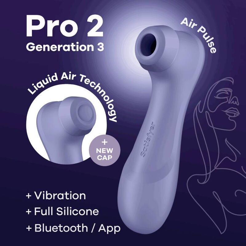 SATISFYER - PRO 2 GENERACIÓN 3 LILA BLUETOOTH & APP - Imagen 3