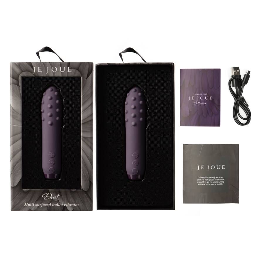 JE JOUE - DUET BALA VIBRADORA MORADO - Imagen 2