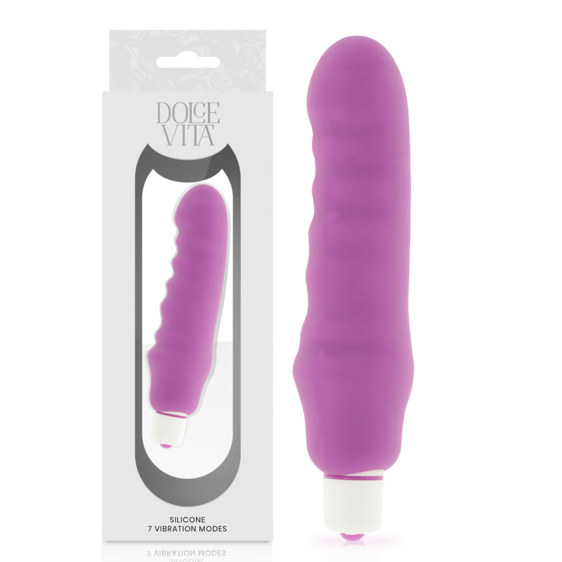 DOLCE VITA - GENIUS VIBRADOR SILICONA LILA – Bild 3