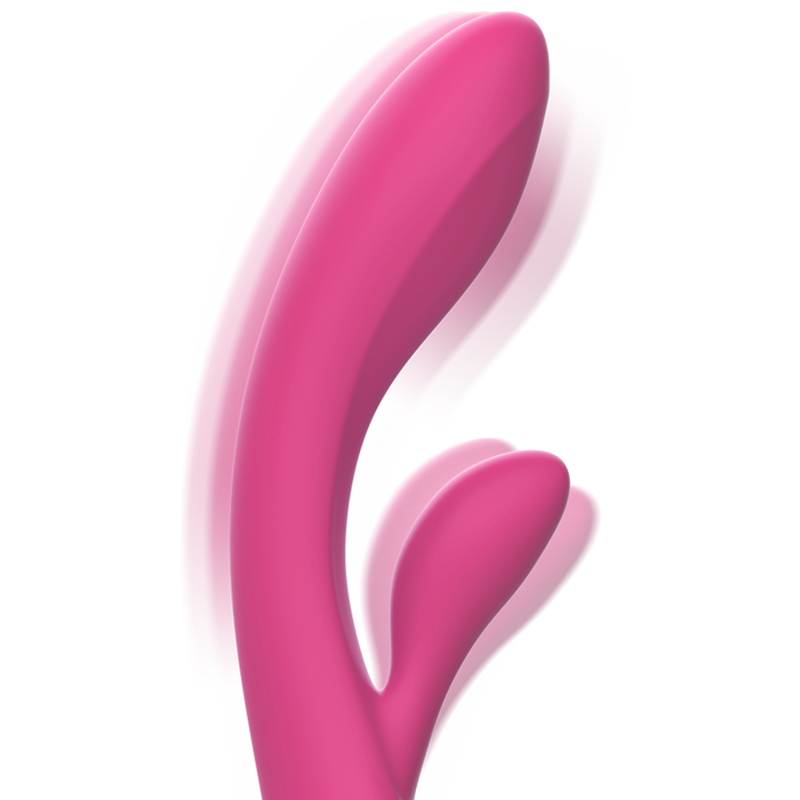 INTENSE - LUIGI VIBRADOR RABBIT SILICONA LIQUIDA ROSA - Imagen 3