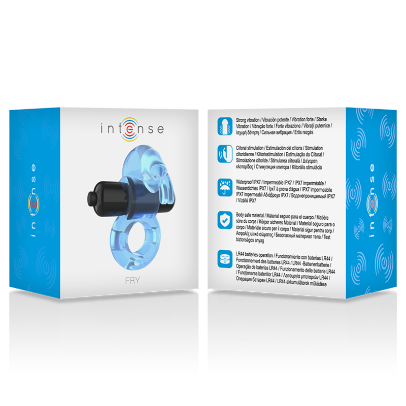 INTENSE - FRY ANILLO VIBRADOR AZUL - Imagen 5