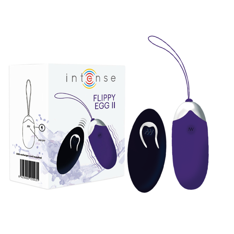 INTENSE - FLIPPY II HUEVO RECARGABLE REMOTO LILA - Imagen 5