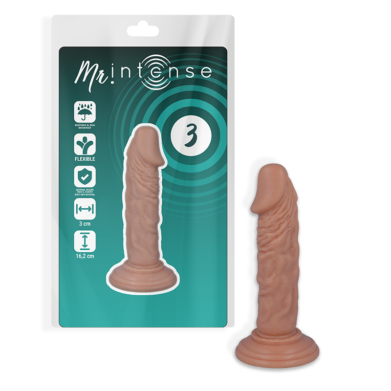MR INTENSE - 3 PENE REALÍSTICO 16.2 CM -O- 3 CM - Imagen 6