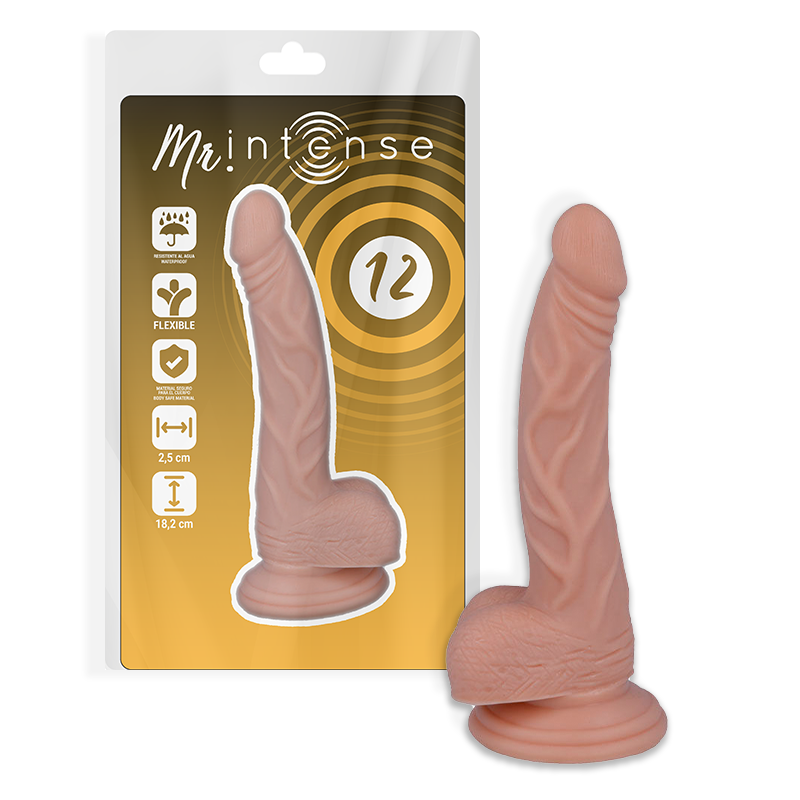 MR INTENSE - 12 PENE REALÍSTICO 18.2 CM -O- 2.5 CM - Imagen 7