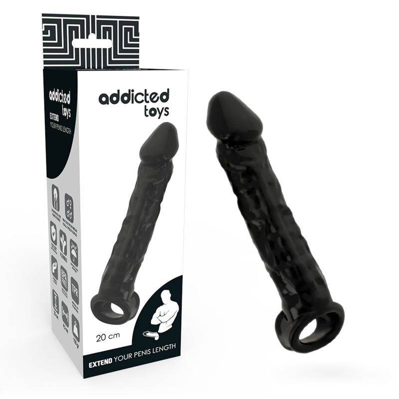 ADDICTED TOYS - EXTENSOR PARA EL PENE NEGRO - Imagen 5