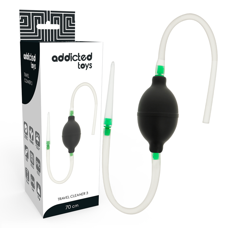 ADDICTED TOYS - KIT ENEMA NEGRO - Imagen 4