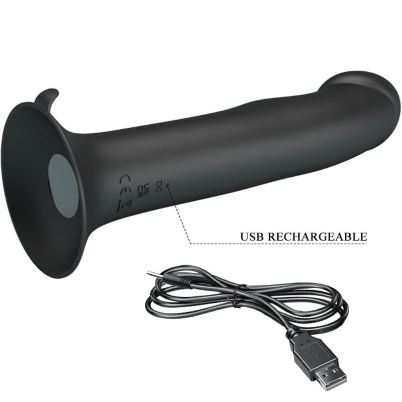 PRETTY LOVE - MURRAY VIBRADOR Y SUCCIONADOR DE CLÍTORIS NEGRO - Imagen 11