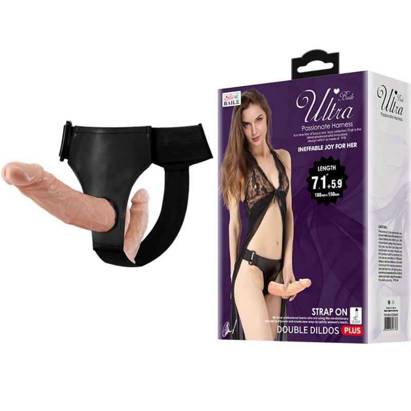 BAILE - ULTRA PASSIONATE HARNESS DOBLES DILDOS CON ARNÉS - Imagen 7