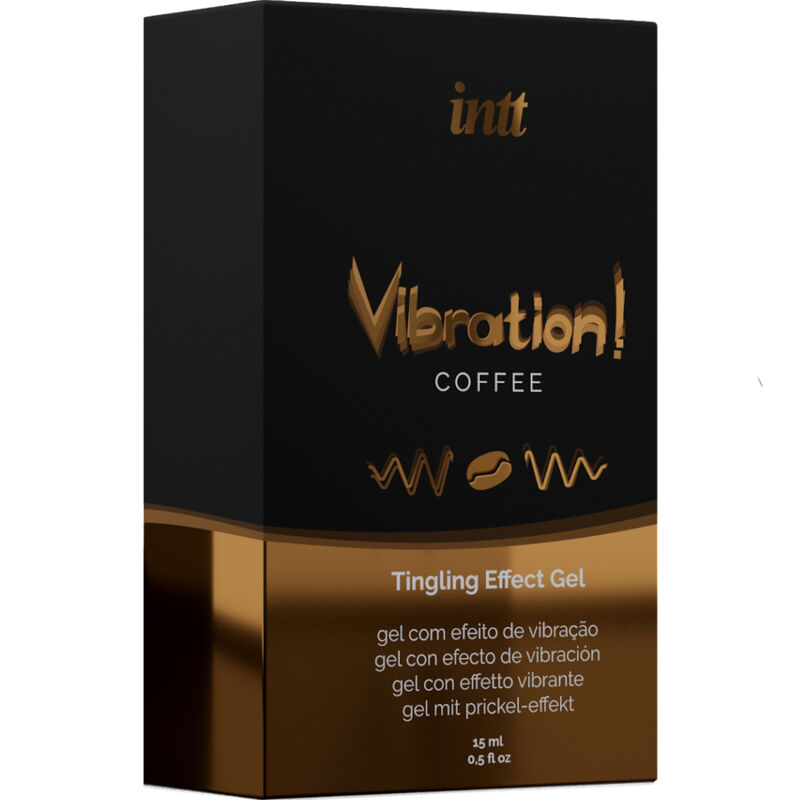 INTT - POTENTE ESTIMULANTE ÍNTIMO GEL VIBRADOR LIQUIDO CAFÉ 15ML - Imagen 3